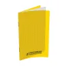 CARNET PIQURE PP JAUNE 11X17 96P 5X5 90G