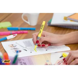 SURLIGNEUR MARKING HIGHLIGHTER GRIP  JAUNE