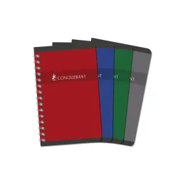CARNET RELIURE INTEGRALE 9X14 100P 5X5 70G