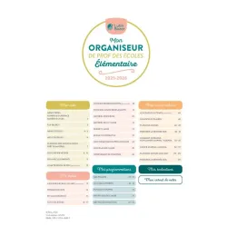 MON ORGANISEUR DE PROF EN ELEMENTAIRE 2025-2026
