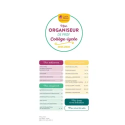 MON ORGANISEUR DE PROF COLLEGE/LYCEE