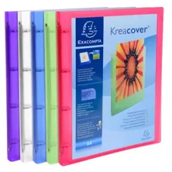 KREACOVER MINI-CLASSEUR PERSONNALISABLE A4 D20 COLORIS ASSORTIS