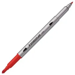 ETUI 24 FEUTRES DOUBLE POINTE COULEURS ASSORTIES STAEDTLER
