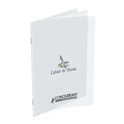 CAHIER DESSIN PP 17X22 32P UNI 90G