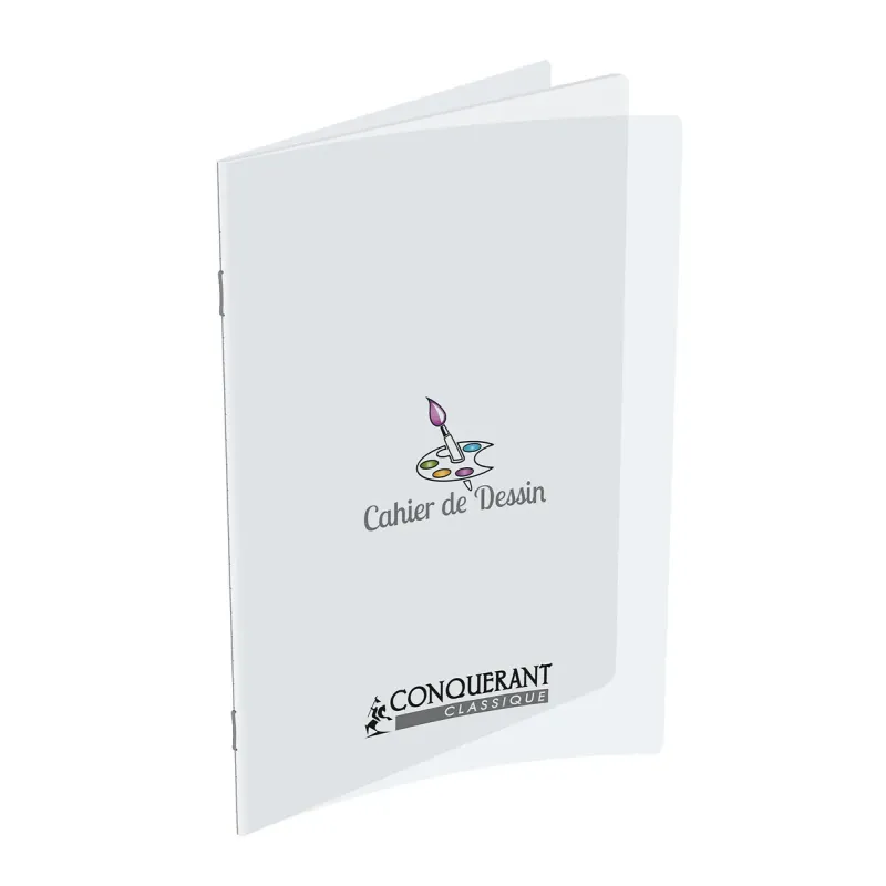 CAHIER DESSIN PP 17X22 32P UNI 90G
