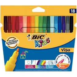 VISA 880 18 FEUTRES COLORIS ASSORTIS