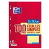FEUILLETS MOBILES 21X29,7 100P SEYES 90G JAUNE