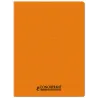 CAHIER PP ORANGE 24X32 96P SEYES 90G PIQURE