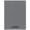 CAHIER PP GRIS 24X32 96P SEYES 90G PIQURE