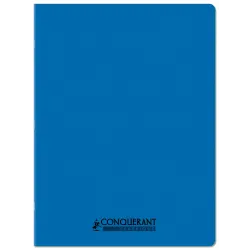 CAHIER PP BLEU 24X32 96P 5X5 90G PIQURE