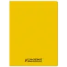 CAHIER PP JAUNE 24X32 96P 5X5 90G PIQURE