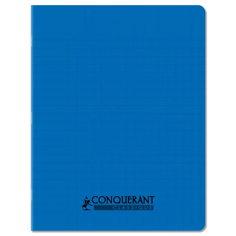 CAHIER PP BLEU 17X22 140P SEYES 90G PIQURE