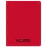 CAHIER PP ROUGE 17X22 140P SEYES 90G PIQURE
