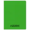 CAHIER PP VERT 17X22 140P SEYES 90G PIQURE