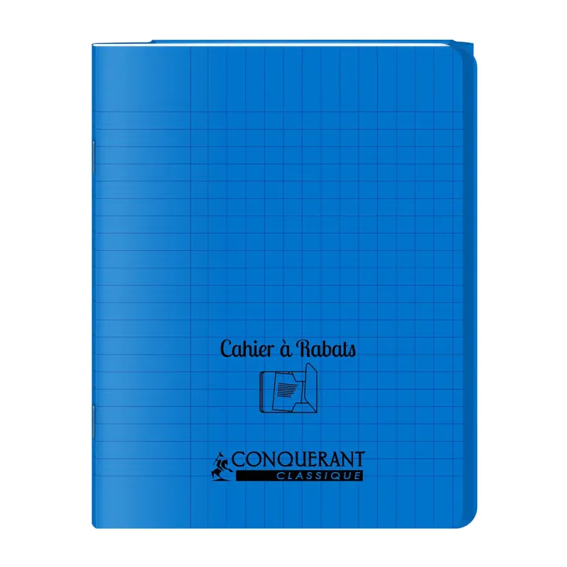 CAHIER A RABAT BLEU 17X22 48P SEYES