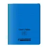 CAHIER A RABAT BLEU 17X22 48P SEYES