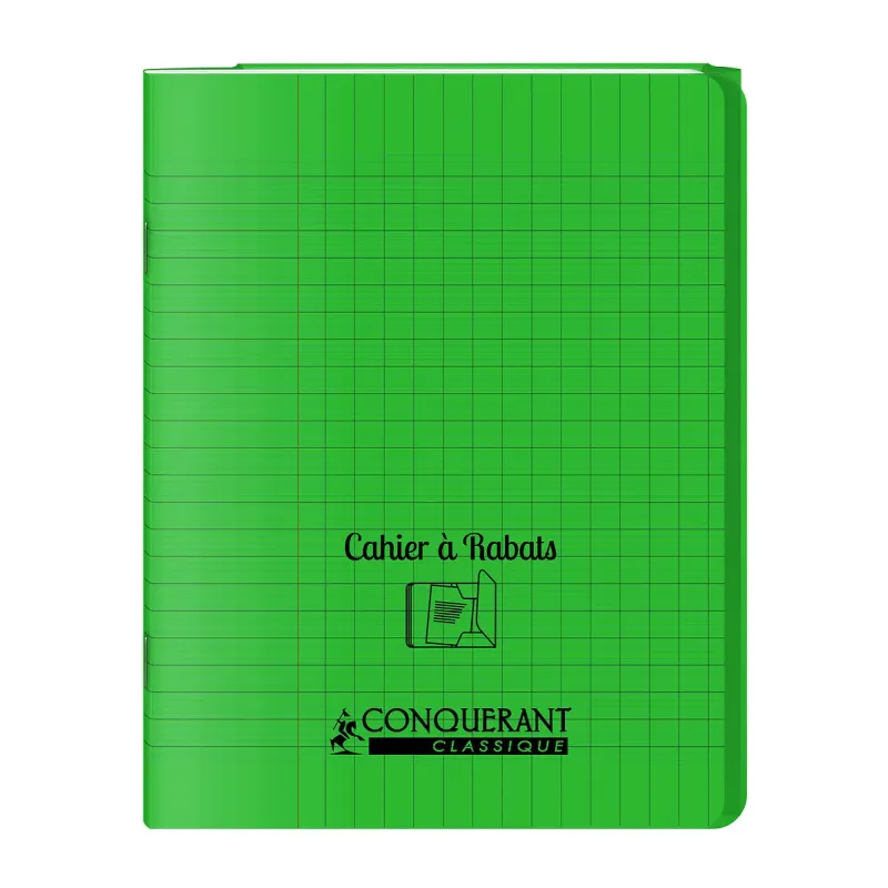 CAHIER A RABAT VERT 17X22 48P SEYES
