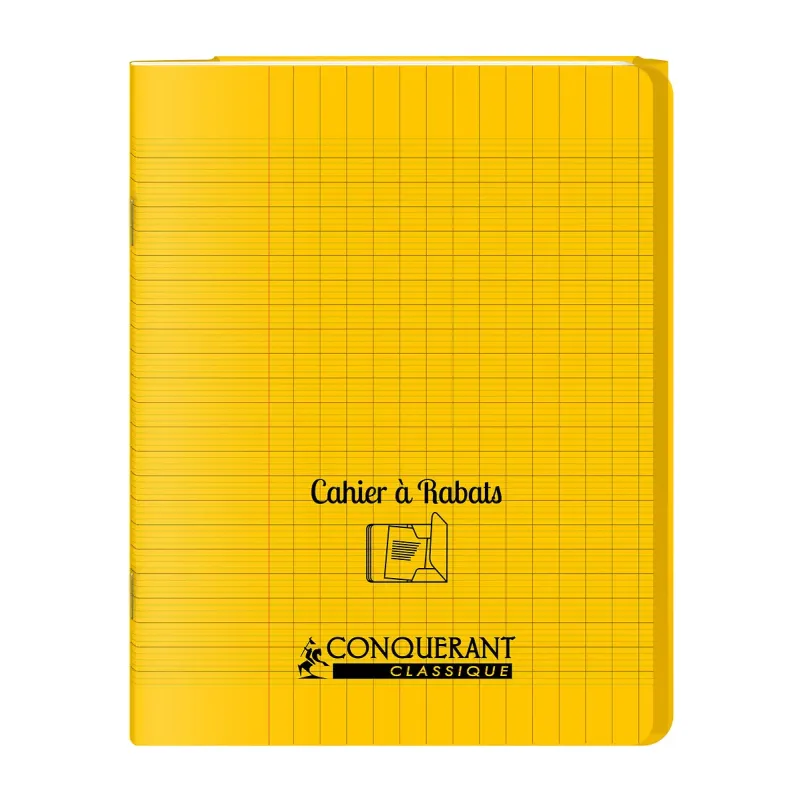 CAHIER A RABAT JAUNE 17X22 48P SEYES
