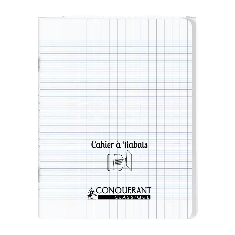 CAHIER A RABAT INCOLORE 17X22 48P SEYES