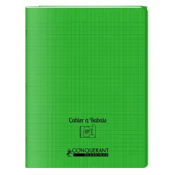 CAHIER A RABAT VERT 24X32 96P SEYES