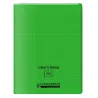 CAHIER A RABAT VERT 24X32 96P SEYES