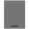 CAHIER PP GRIS 24X32 48P SEYES 90G PIQURE