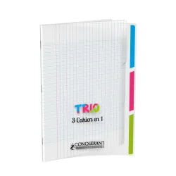 CAHIER 3 EN 1 PP 24X32 96P SEYES