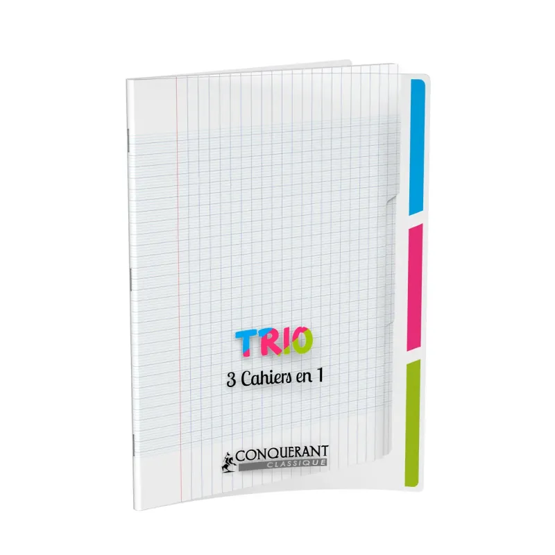 CAHIER 3 EN 1 PP 24X32 96P SEYES