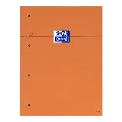 BLOC NOTES 21X29,7 FEUILLES PERFOREES 160P 5X5 90G