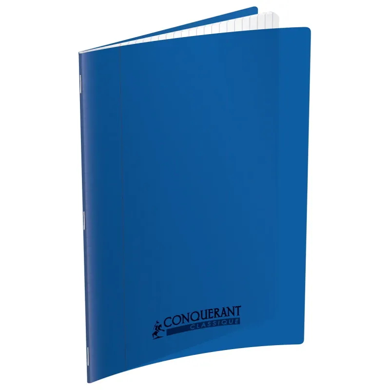CAHIER PP BLEU 21X29,7 48P SEYES 90G PIQURE