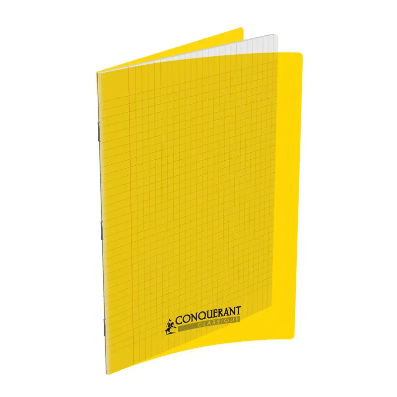 CAHIER PP JAUNE 21X29,7 48P SEYES 90G PIQURE
