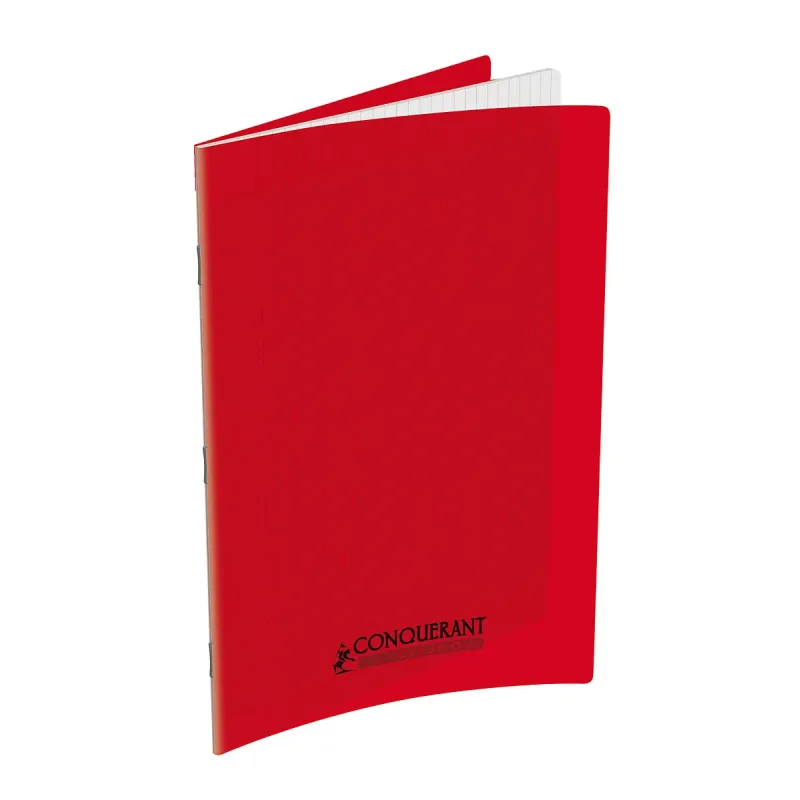 CAHIER PP ROUGE 21X29,7 48P SEYES 90G PIQURE
