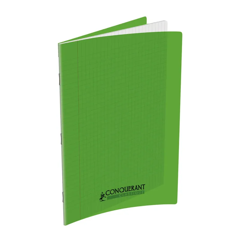CAHIER PP VERT 21X29,7 48P SEYES 90G PIQURE