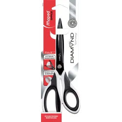Maped - Ciseaux DIAMOND 21 cm asymétriques - Anneaux Double Peau