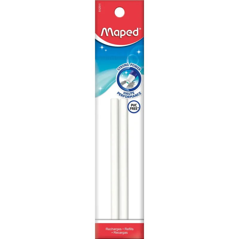 Maped - Sachet brochable de 2 recharges pour stylo gomme GOM PEN TECHNIC ULTRA