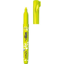Maped - 5 Surligneurs FLUO'PEPS PEN : Bleu, Vert, Jaune, Orange, Rose, sous blister