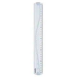 Maped - Règle plate 30 cm - GEOMETRIC, en plastique recyclé