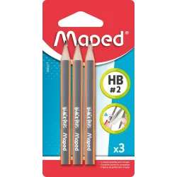 Maped - 3 mini crayons BLACK'PEPS