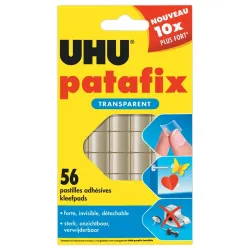 PATAFIX DOUBLE FACE TRANSPARENT 56 PASTILLES