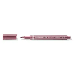 STAEDTLER® metallic marker 8323 - Etui 6 marqueurs encre métallisée assortis pointe ogive 1,2 mm
+ 1 feutre 308 C2-9 offert - Ed