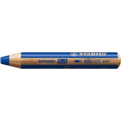 Crayon multi-talents STABILO woody 3 in 1 - bleu foncé