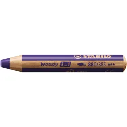 Crayon multi-talents STABILO woody 3 in 1 - violet