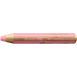Crayon multi-talents STABILO woody 3 in 1 - rose pastel