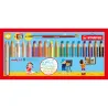 Etui carton x 18 crayons multi-talents STABILO woody 3 in 1 + 1 pinceau rond taille 8 + 1 taille-crayon