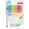 Etui carton x 15 feutres de dessin pointe moyenne STABILO Pen 68 Pastellove