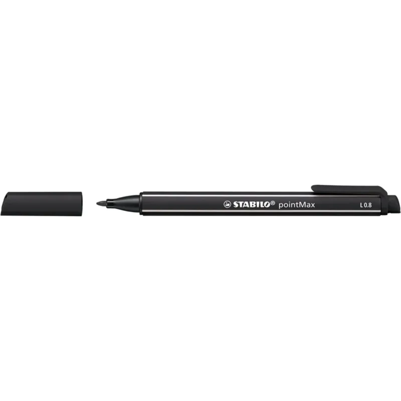 Stylo-feutre pointe moyenne STABILO pointMax - noir