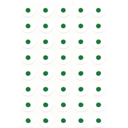 Œillets adhésifs blancs 13 mm - 240 œillets recyclés pour classeur