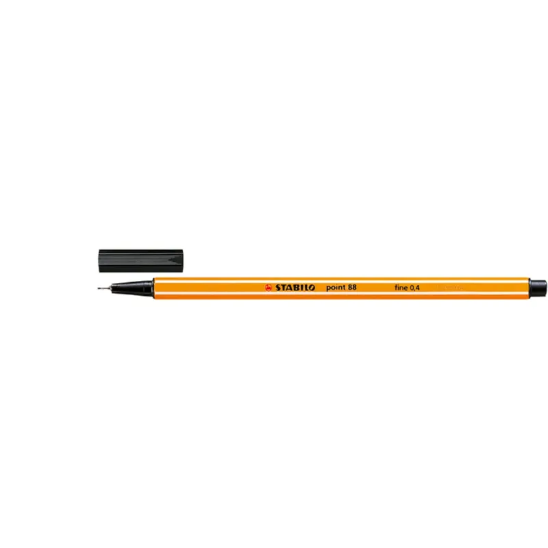 Stylo-feutre pointe fine STABILO point 88 - noir