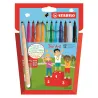 Etui carton x 12 feutres de coloriage pointe moyenne STABILO Trio A-Z