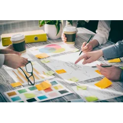 Notes adhésives fluorescentes 75x75 mm - 400 feuilles repositionnables